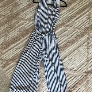 Pinstripe jumpsuit